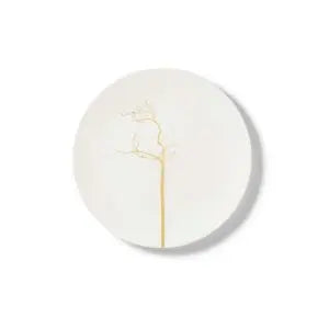 Golden Forest Dessert Plate